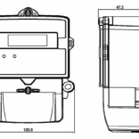 MEDIDOR MONOFASICO ELECTRONICO LCD 2 HILOS 220VAC 60HZ DDS26B