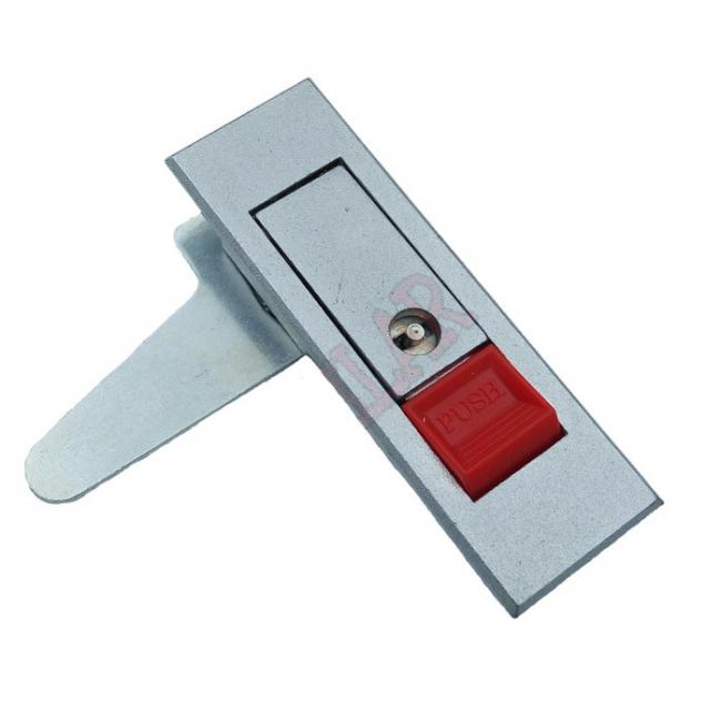 CERRADURA PLANO DE PLUSH BOTON ROJO
